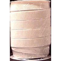 Non-Roll Ribbed Elastic 1 Wide 30 Yards-White 231594