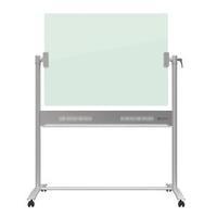 nobo diamond mobile 1200x900mm magnetic glass board 1903943