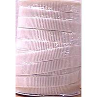 Non-Roll Ribbed Elastic 3/4 Wide 45 Yards-White 231593