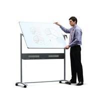 nobo classic 1200x900mm steel magnetic mobile board 1901029