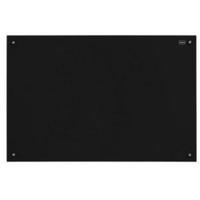 Nobo 1200x1800mm Glass Magnetic Drywipe Board Black with Mounting Kit