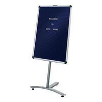 Nobo Welcome Foyer Board with Aluminium Trim Blue 1901924