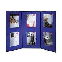 Nobo Showboard Extra 3 Panel Display BlueGrey 1901710