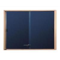 Nobo Internal Display with Wooden Frame 1000x825mm Blue Felt 32632503