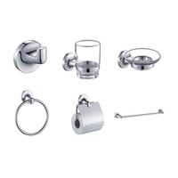 note 6 piece value chrome bathroom accessories set