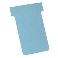 Nobo T-Cards Size 2 Light Blue - 1 x Pack of 100 T-Cards Ref 32938908