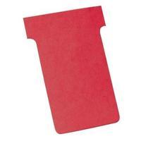 nobo t cards size 2 red 1 x pack of 100 t cards 2002003