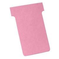 Nobo T-Cards Size 2 Light Pink - 1 x Pack of 100 T-Cards 2002008