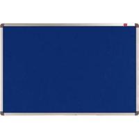 Nobo Classic 900x600mm Felt Notice Board Blue with Aluminium Frame and