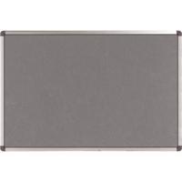 Nobo Classic 1200x900mm Felt Notice Board Grey with Aluminium Frame