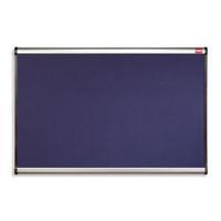 Nobo Prestige 900x600mm Diamond Mesh Noticeboard Blue with Aluminum