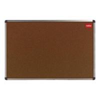 nobo classic 900x600mm cork noticeboard with aluminium frame and wall