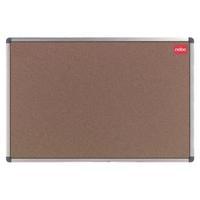 nobo classic 1200x900mm cork noticeboard with aluminium frame and wall