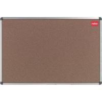 nobo classic 1800x1200mm cork noticeboard with aluminium frame and