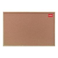 Nobo Classic 900x600mm Cork Noticeboard with Oak Frame and Wall Fixing