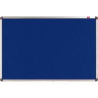 Nobo Elipse 1800x1200mm Felt Noticeboard Felt Blue with Aluminium