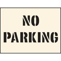 no parking stencil 400 x 600mm