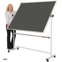 non magnetic mobile swivel chalkboard 900 x 1200