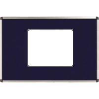 nobo blue felt 1200x900mm classic noticeboard 1900916