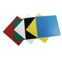 Nobo Assorted Colours 150mm Magnetic Squares Pack of 6 1901104