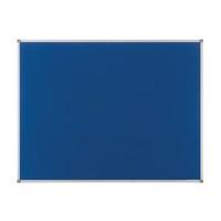 nobo blue felt 1800x1200mm classic noticeboard 1900982