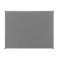 nobo grey felt 1800x1200mm classic noticeboard 1900913