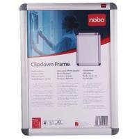 Nobo Aluminium A3 Silver Clipframe 1902213