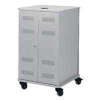 Nobo Grey Multimedia Projection Trolley Cabinet 1902339