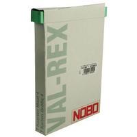 nobo t card size 4 light green pack of 100 32938924