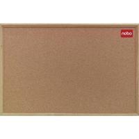 Nobo 1800x1200mm Cork Classic Oak Noticeboard 37639005