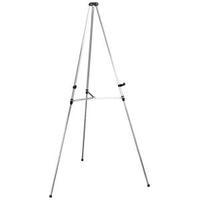 nobo aluminium grey telescopic display easel q50e