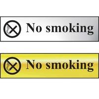 No Smoking Sign - CHR (200 x 50mm)