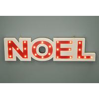 Noel Wooden LED Light Up Sign by Westwoods