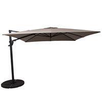 norfolk deluxe cantilever parasol in taupe