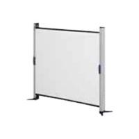 NOBO 125CM D/TOP SCREEN PORTABLE GREY