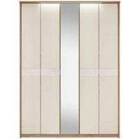 noah oak mussel mirror wardrobe