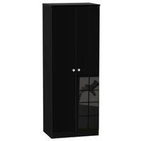 Noire Black Tall Wardrobe