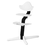 nomi highchair oakbeech blackstained stem white