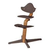 nomi highchair oak stem coffee