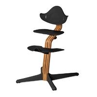 Nomi Highchair Oak Stem Black