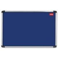Nobo Notice Board 1500x1000mm Aluminium Frame Blue 30234148