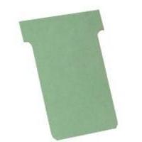 nobo t card size 4 light green pack of 100 32938924
