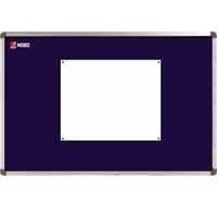 Nobo Elipse Notice Board Felt 1800x1200mm Blue 1900982