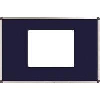 Nobo Elipse Notice Board Felt 900x600mm Blue 1900915
