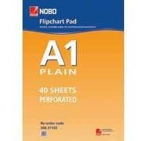 Nobo Flipchart Pad A1 Plain FPA1 34631165