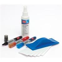 Nobo Whiteboard Starter Kit (Includes 3 Drymarkers (Black/Blue/Red)