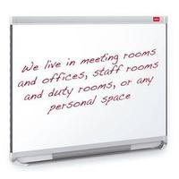 Nobo Prestige (900x1200mm) Drywipe Board Enamel Magnetic with Aluminium Trim and Fixings Markers Magnets Ref 1902675
