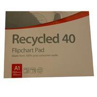 Nobo (A1) Recycled Flipchart Pad Perforated 40 Sheets (Pack of 5)