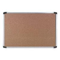 Nobo EuroPlus (900x600mm) Cork Noticeboard with Aluminium Trim and Wall Fixings