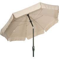 norfolk leisure natural 22m parasol with valance